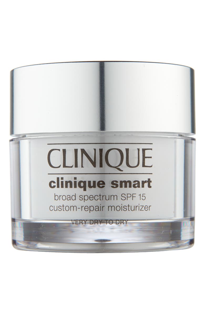 Clinique Smart Broad Spectrum SPF 15 Custom-Repair Moisturizer for Very Dry Skin, Main, color, 
