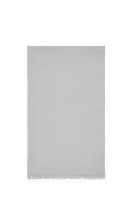 Brunello Cucinelli Cashmere And Silk Scarf In Light Grey