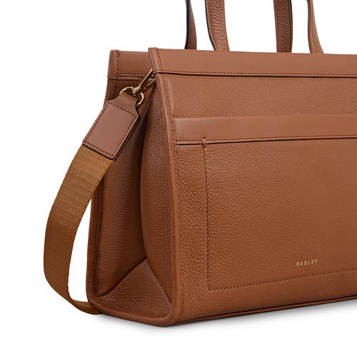 Radley Alba Place Small Ziptop Satchel Bag In Sand