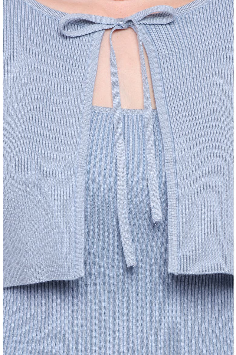 Tagum Midi Dress & Jacket, Alternate, color, BLUE