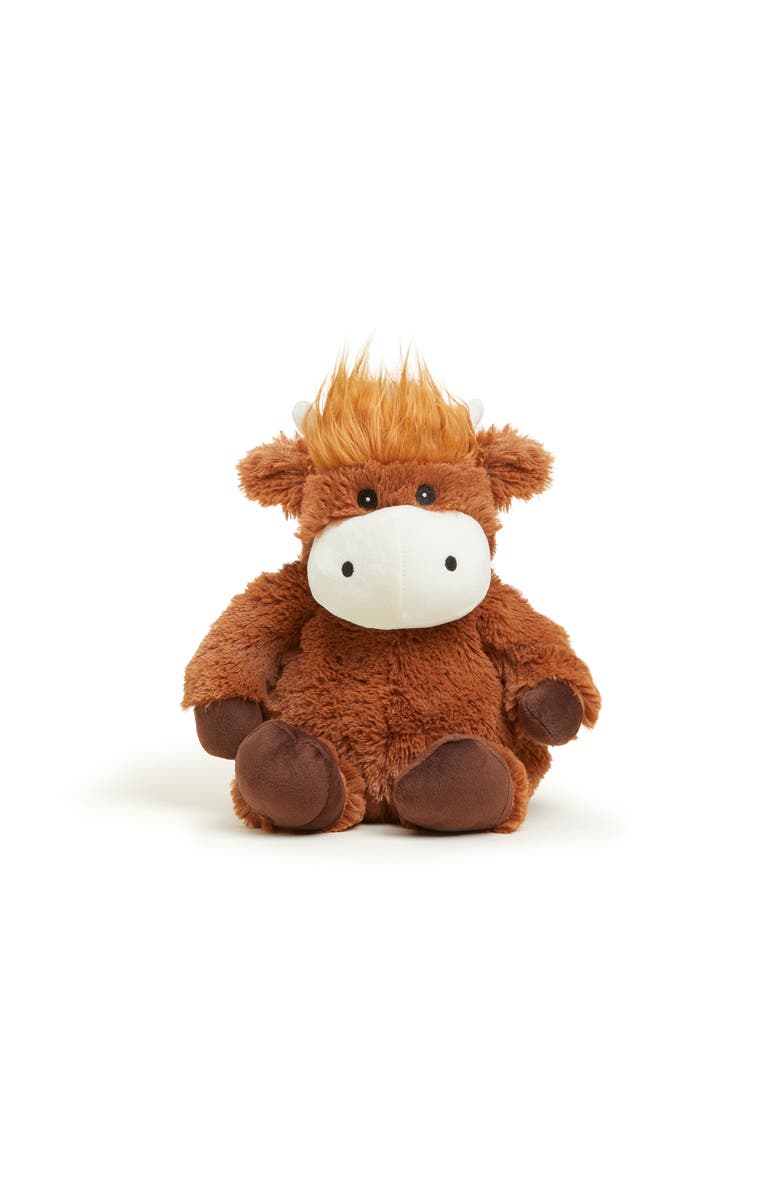 Warmies Highland Cow Plush Toy, Alternate, color, Dark Brown
