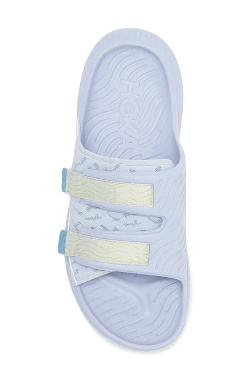 Hoka Gender Inclusive Ora Luxe Slide Sandal In Illusion/dusk