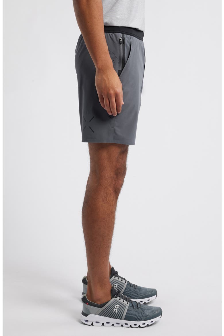 Interval Lined 7-Inch Training Shorts, Alternate, color, IRON