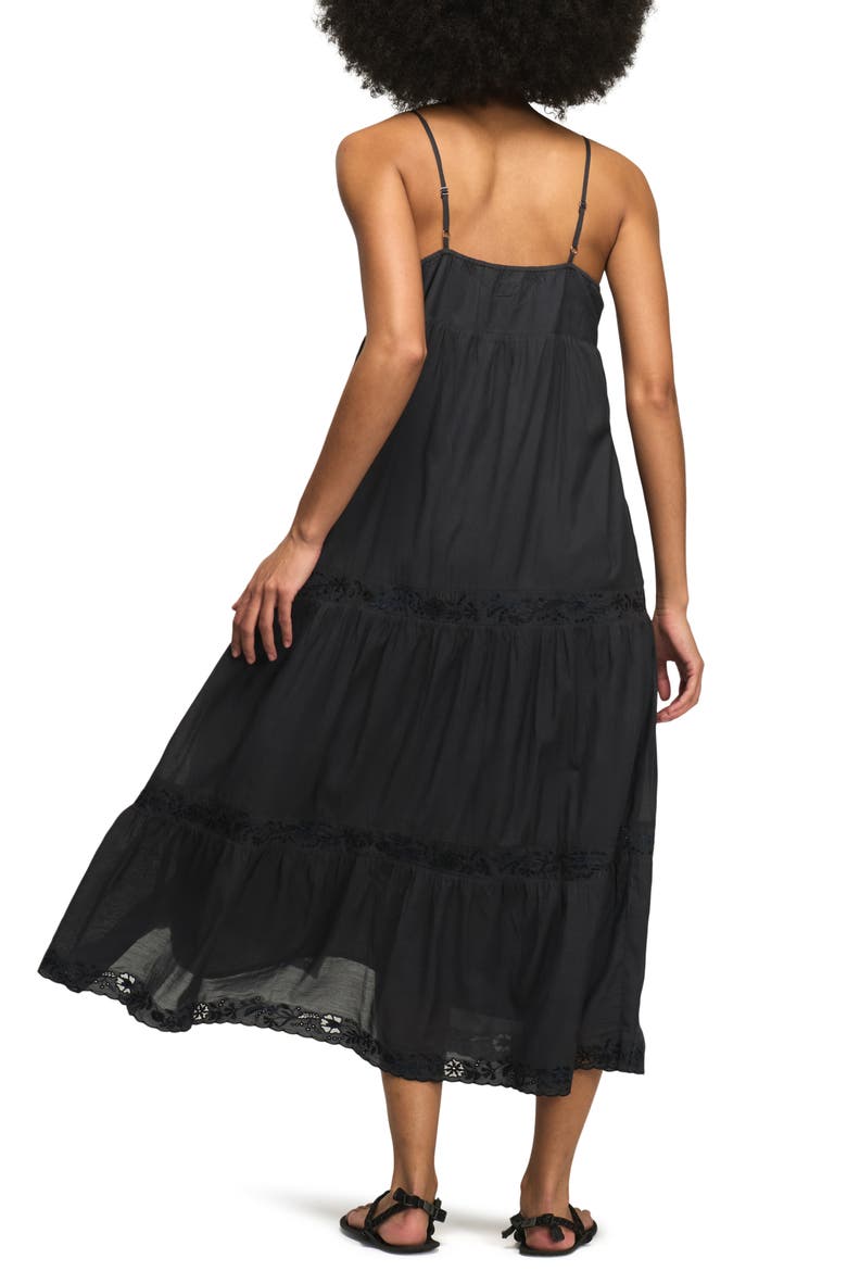 Eyelet Embroidery A-Line Dress, Alternate, color, INDIA INK