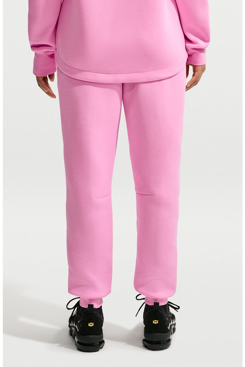 Sportswear Tech Fleece Mid-Rise Joggers, Alternate, color, PINK RISE/ BLACK