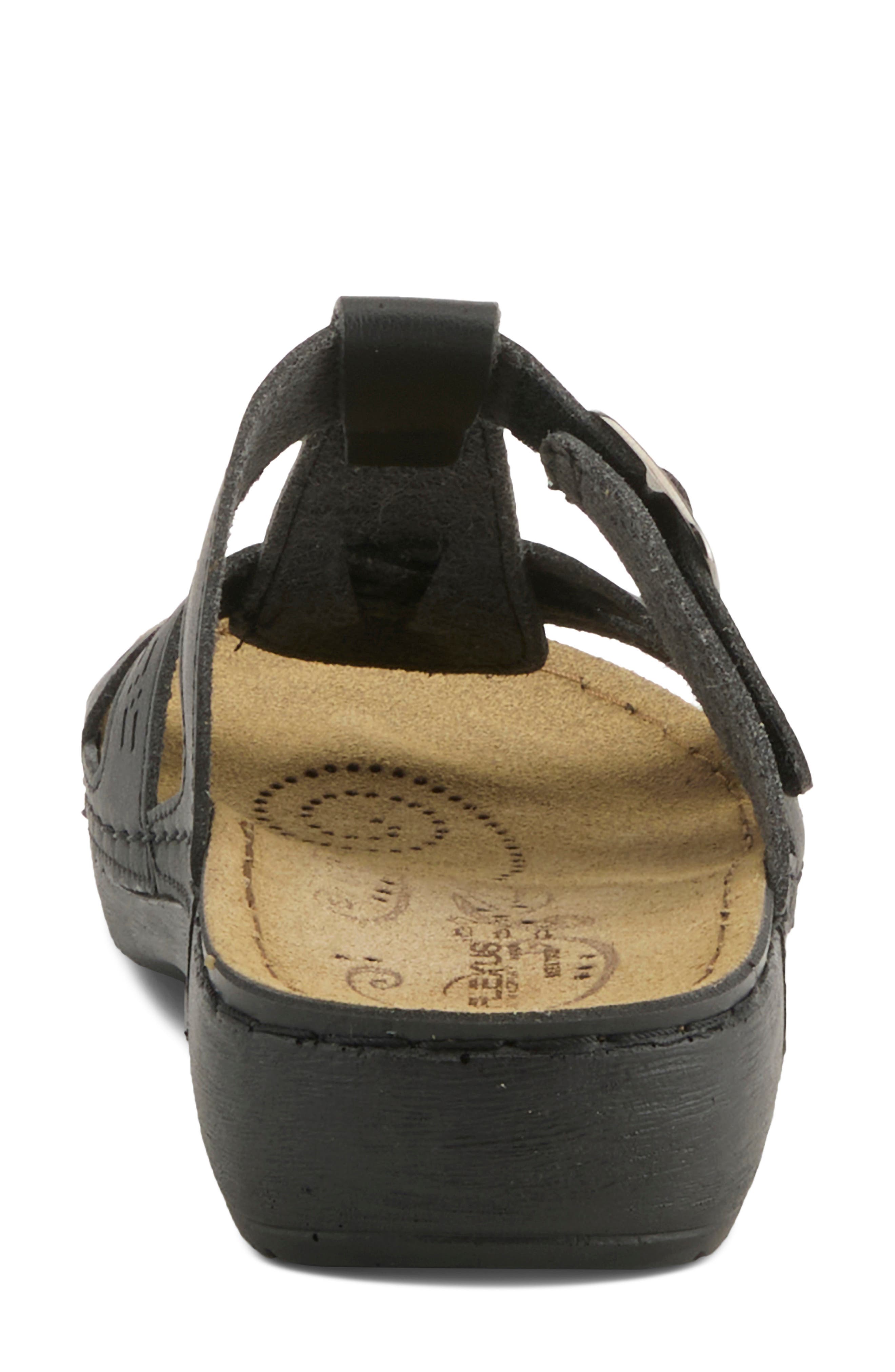 Slide Sandal, Alternate, color, BLACK