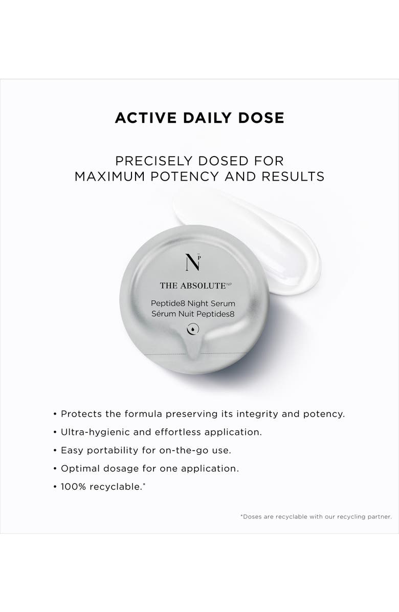 Noble Panacea The Absolute Peptide8 Night Serum Refill, Alternate, color, White
