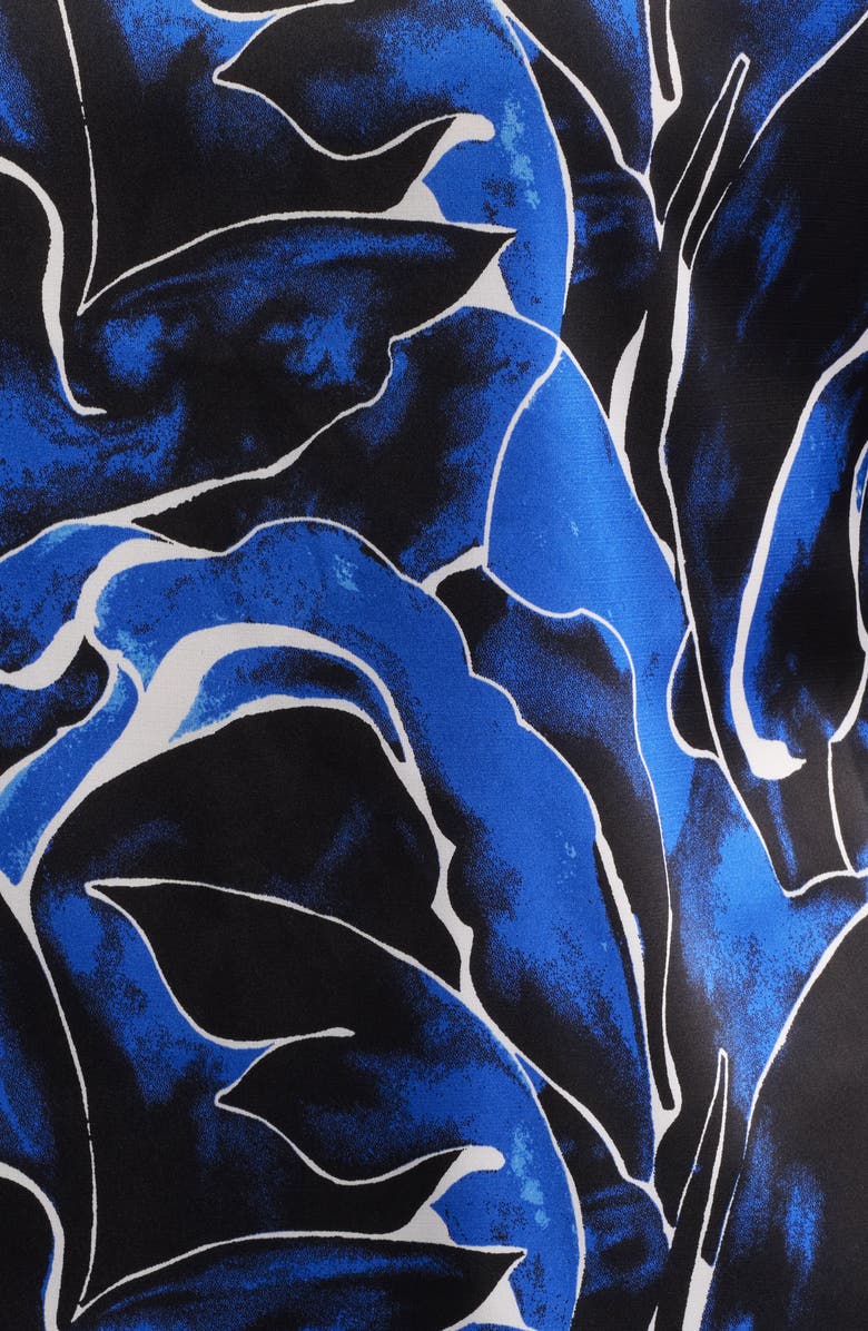 Anne Klein Abstract Floral Flutter Sleeve Top, Alternate, color,