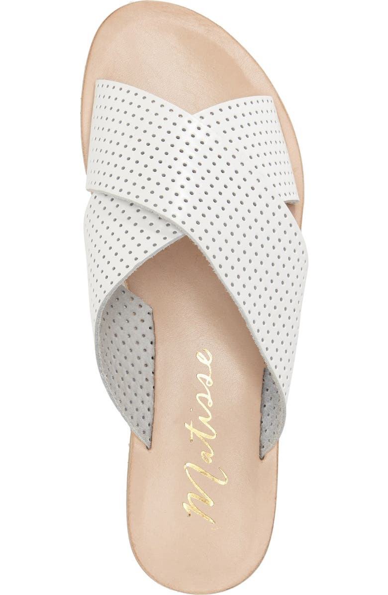 Matisse 'Destin' Perforated Slide Sandal, Alternate, color,