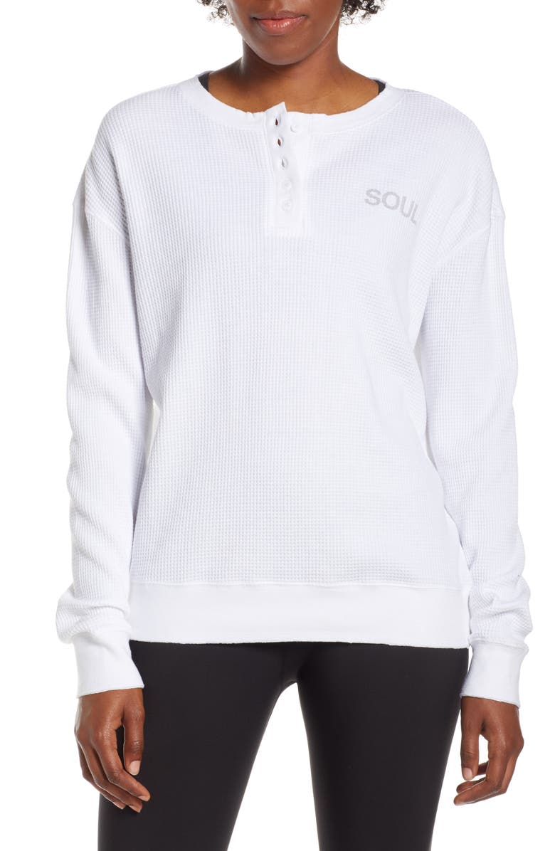 Soul by SoulCycle Thermal Shirt, Main, color, 