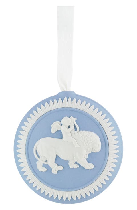 Festive Lion Annual Jasperware Ornament