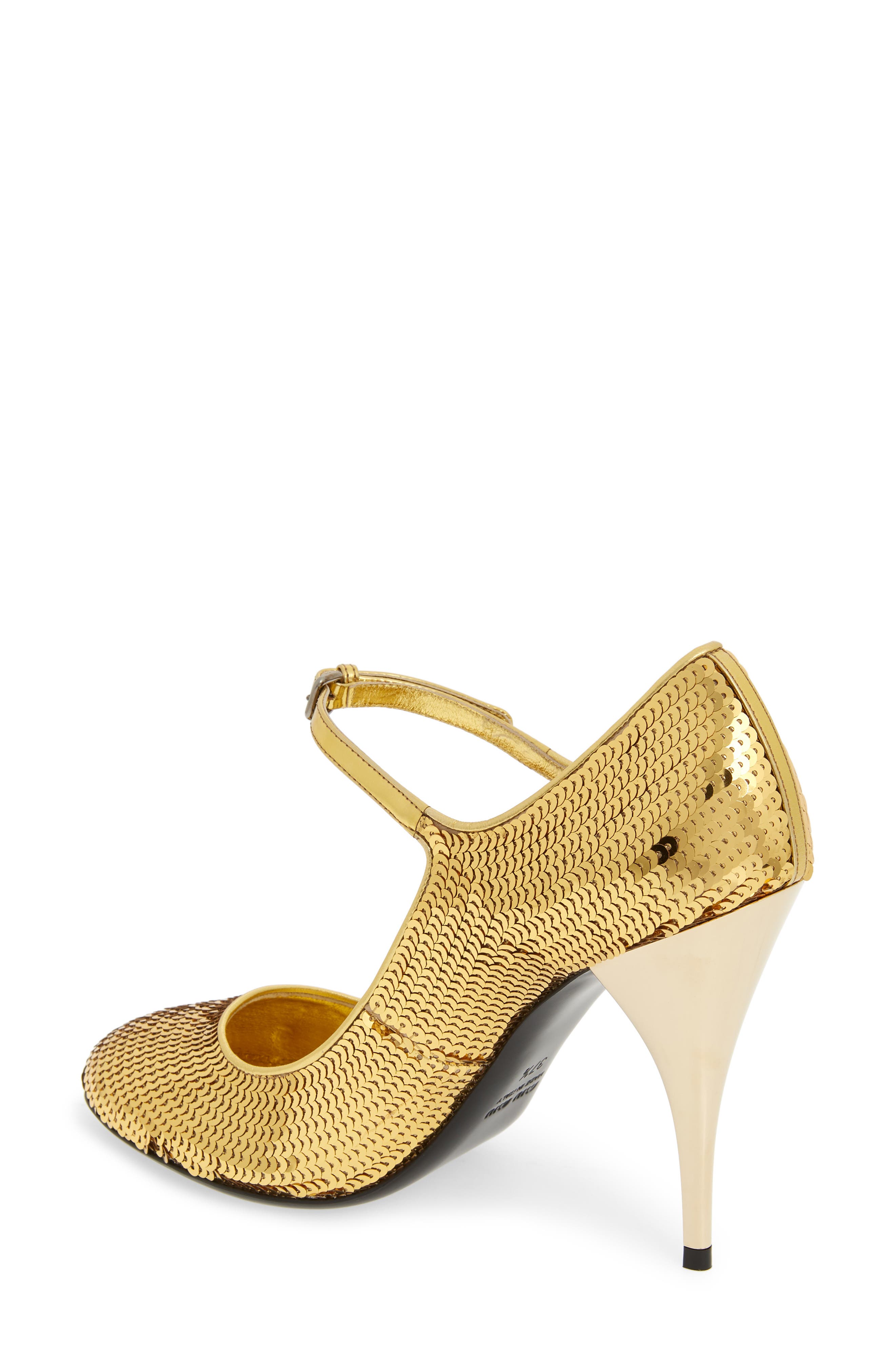 Miu Miu Sequin Mary Jane Pump, Alternate, color, 