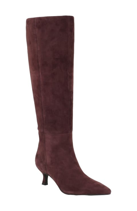Akenzie Leather Knee High Boot