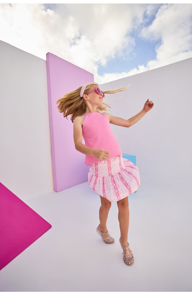 BISBY Kids' Floral Sally Skort, Alternate, color, Valencia Vines