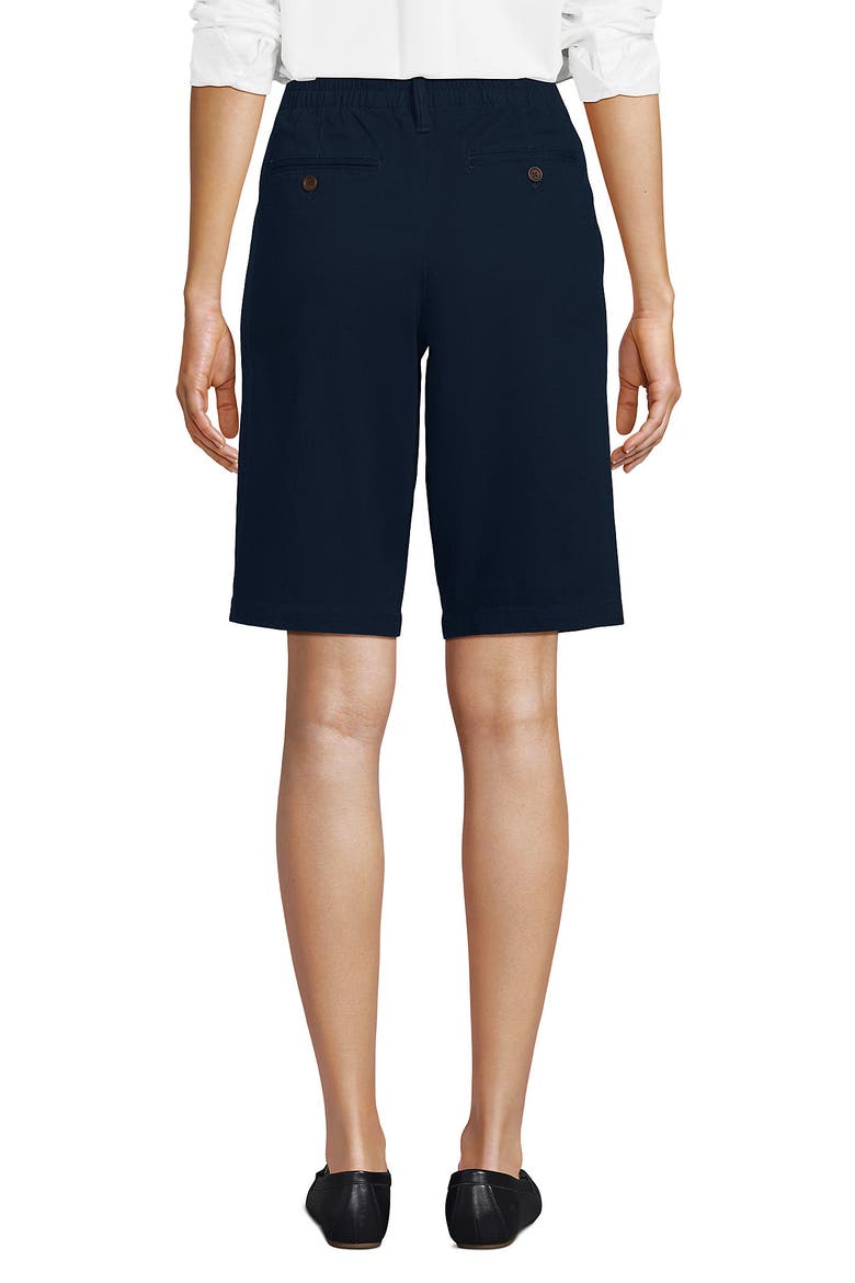 Elastic Back Classic 12" Chino Shorts, Alternate, color, Radiant Navy