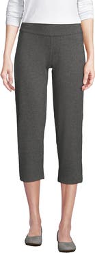 Lands' End Starfish Mid Rise Pull On Crop Pants