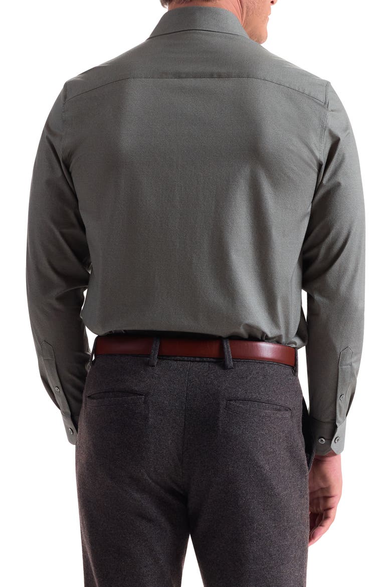 Jimmy OoohCotton® Button-Up Shirt, Alternate, color, KHAKI