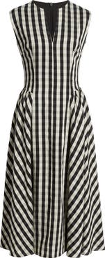 Lucy Paris Vivian Gingham Midi Dress