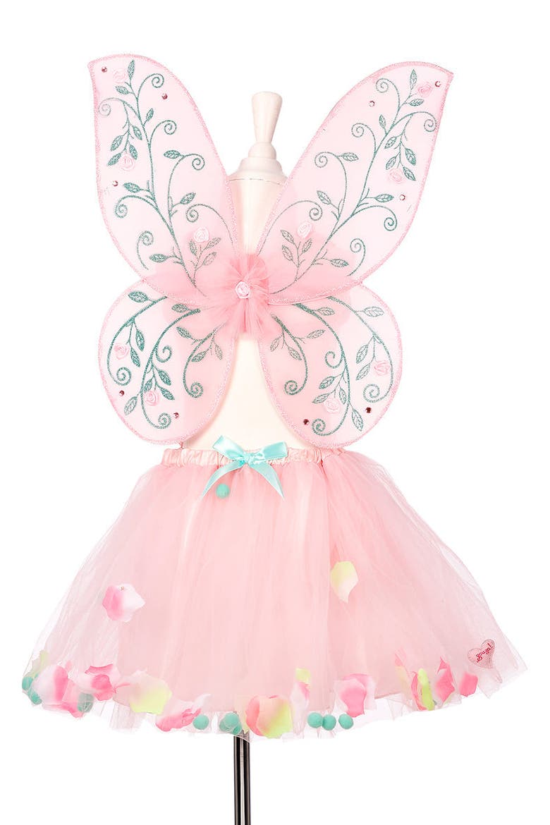 Elody Fairy Costume, Skirt and Wings Set, Main, color, Pink