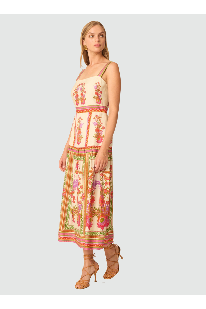 Milano Dress, Alternate, color, Provence print
