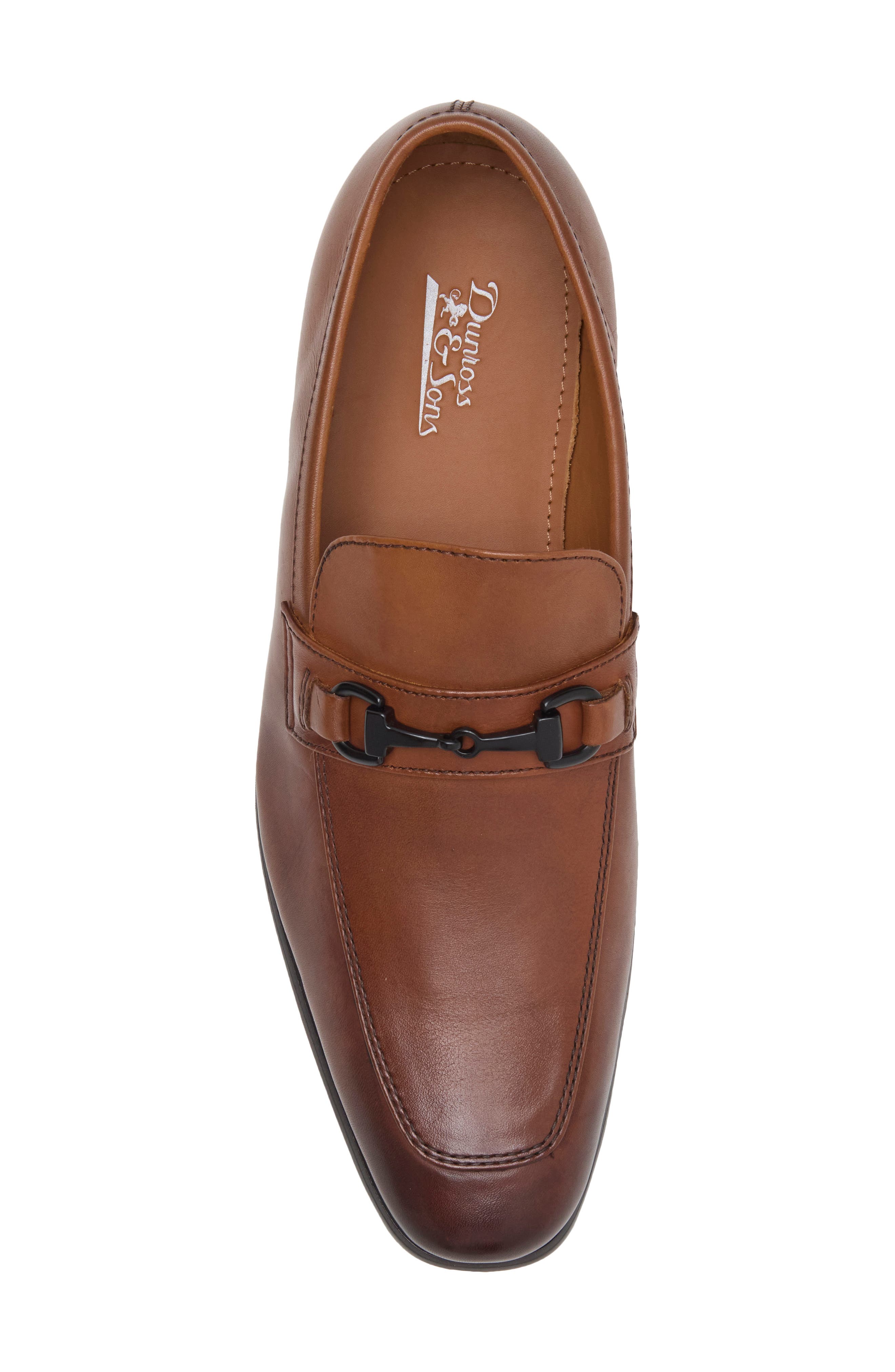 Leather Bit Loafer, Alternate, color, BRANDY