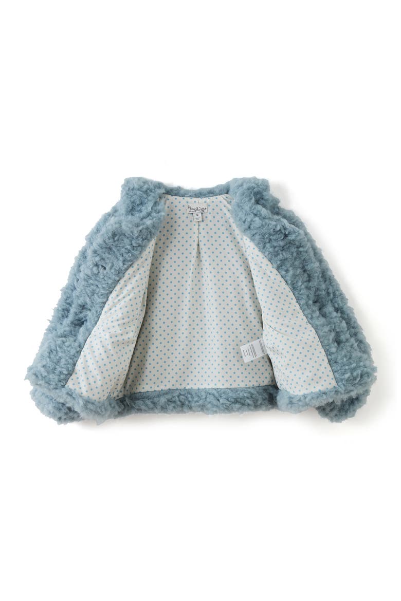 Brittany Teddy Bear Fleece Jacket, Alternate, color, BLUE