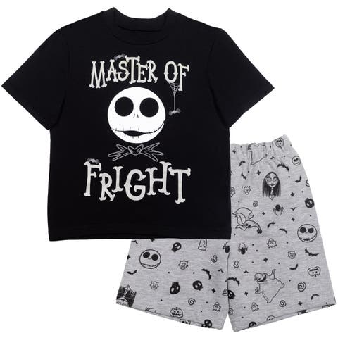 Nightmare Before Christmas Halloween 2-Piece T-Shirt and Shorts Set