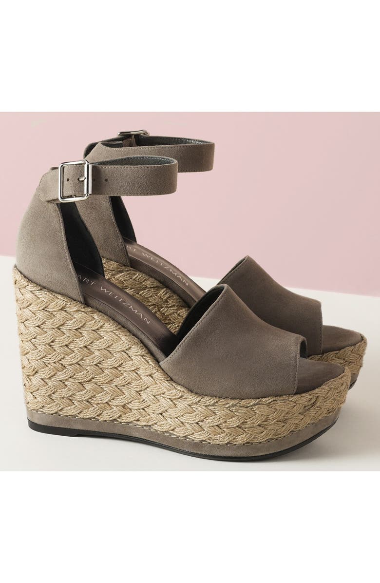 Stuart Weitzman 'Soho Gal' Espadrille Wedge Sandal, Alternate, color,