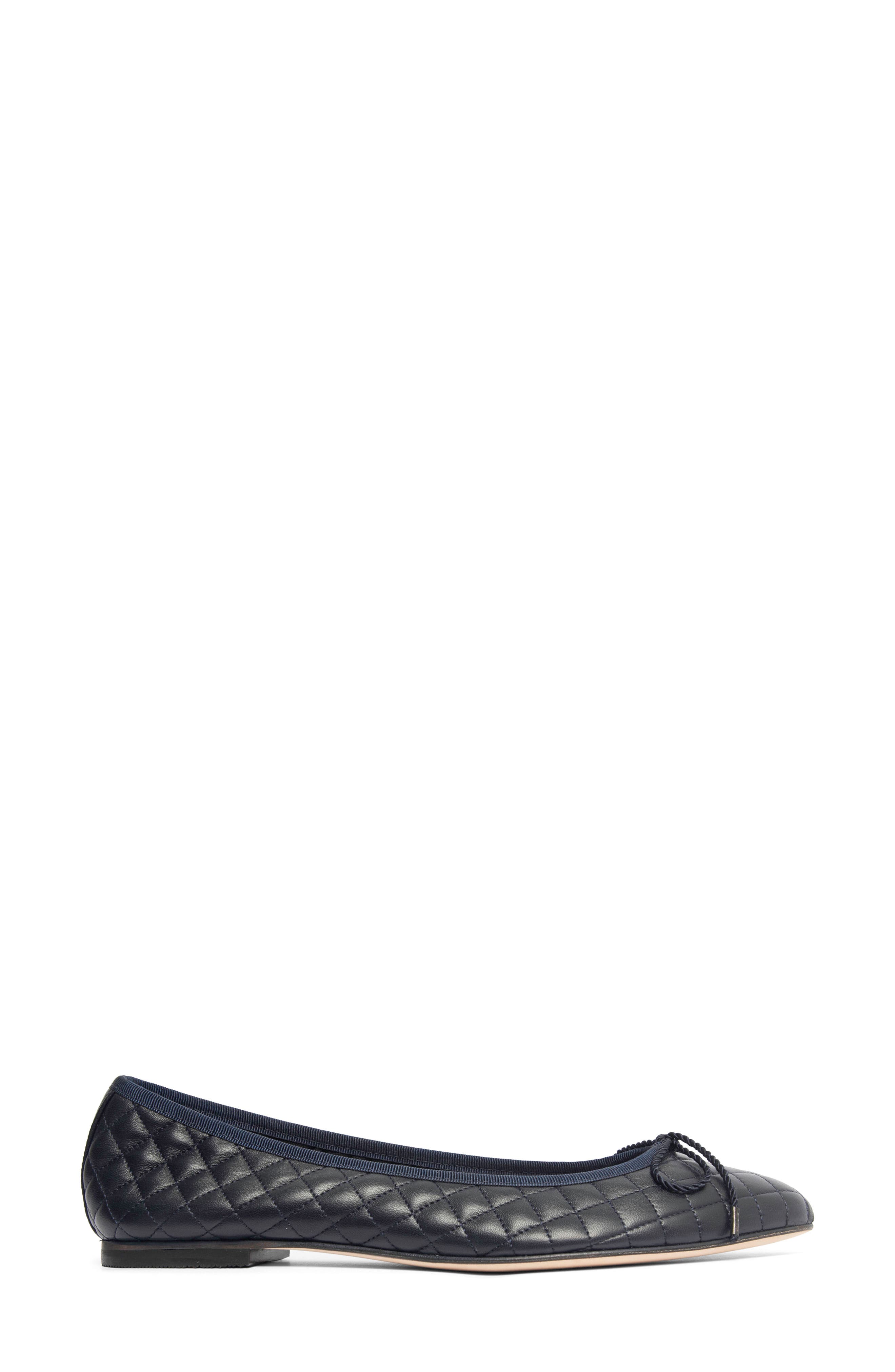 Sequin Embellished Ballet Flat, Alternate, color, NAVY
