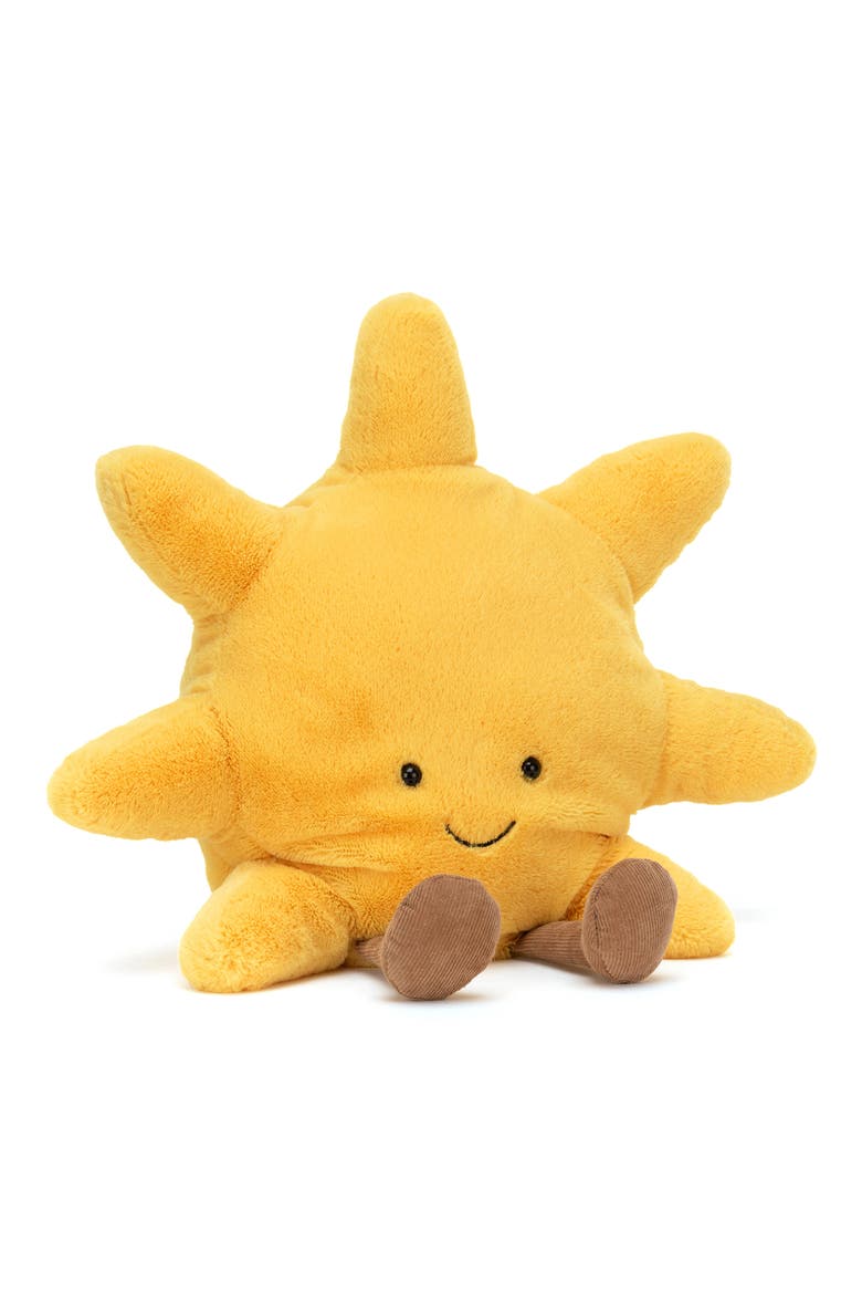Amusable Sun Plush Toy, Main, color, YELLOW