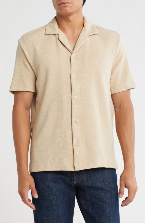 Textured Camp Shirt