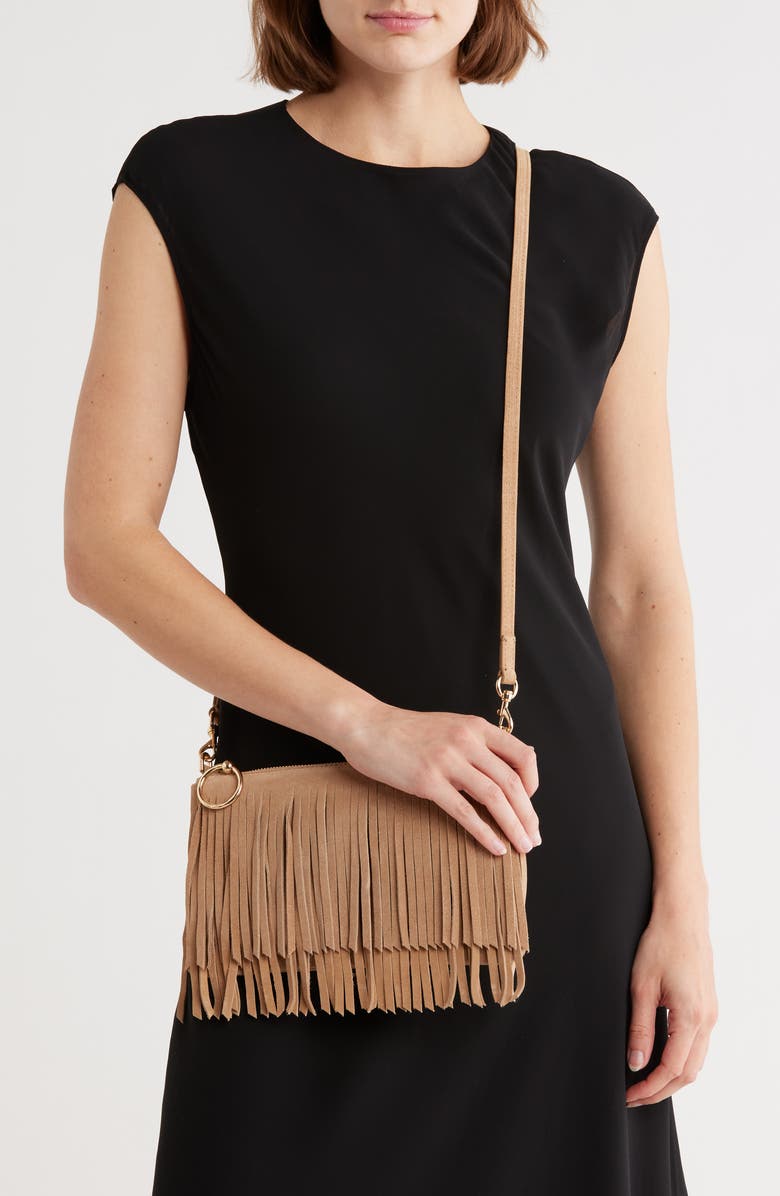 Rebecca Minkoff Fringe Crossbody Bag, Alternate, color,