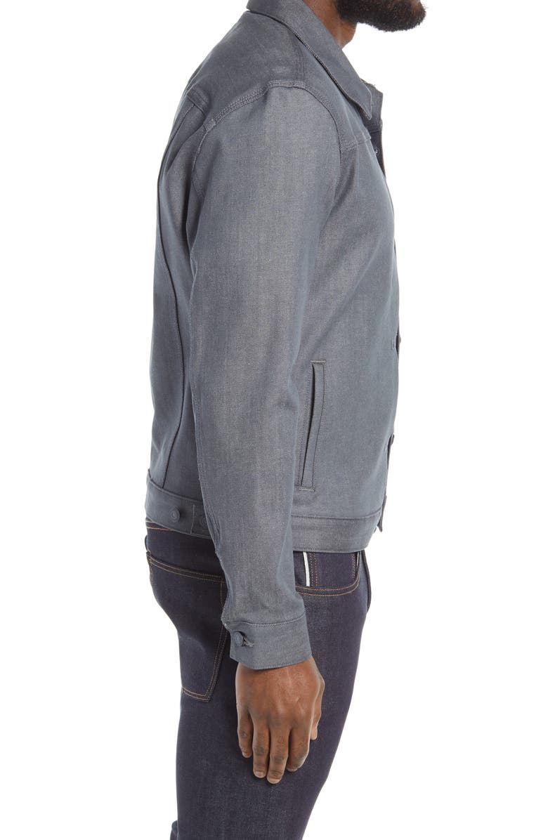 HIROSHI KATO The Blade Raw Denim Jacket, Alternate, color, 