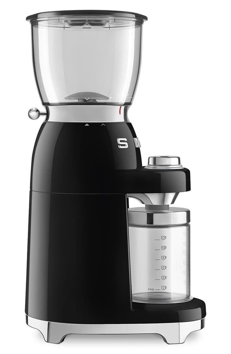smeg '50s Retro Style Espresso Grinder, Alternate, color, Black