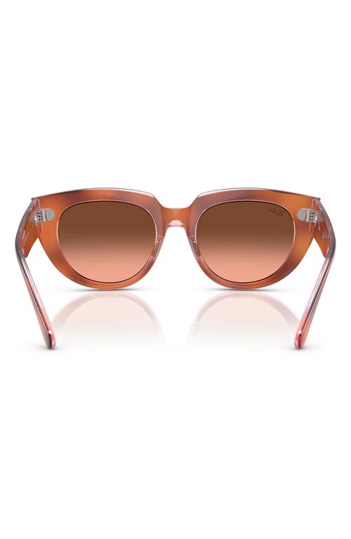 Shop Ray Ban Ray-ban 52mm Gradient Square Sunglasses In Brown Gradient