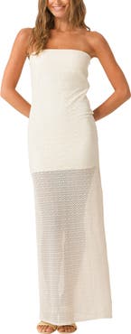 PQ SWIM Aura Strapless Cover-Up Dress