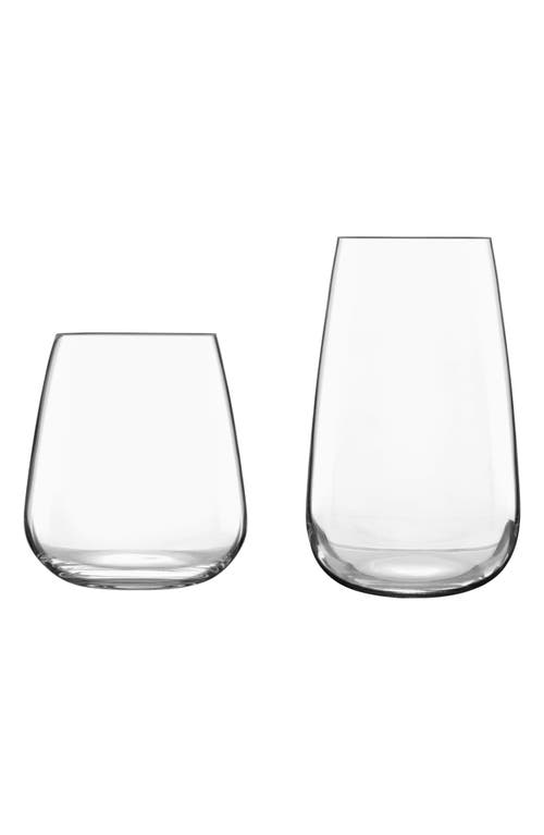 Luigi Bormioli Talismano 8-piece Barware Set In Transparent