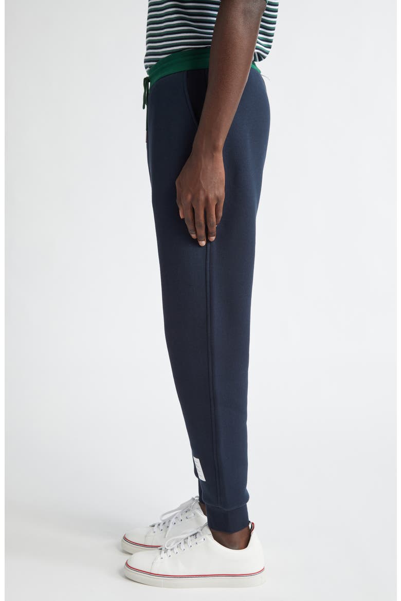 Colorblock Cotton Joggers, Alternate, color, NAVY