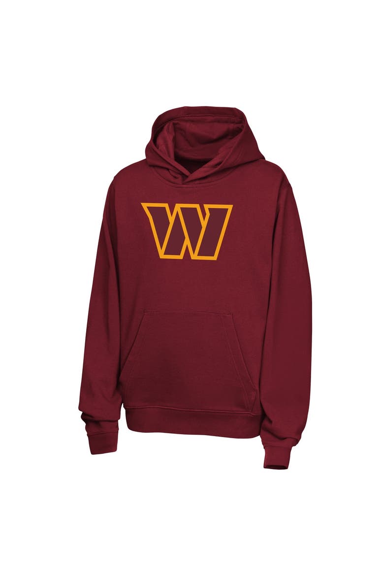 Youth Nike Jayden Daniels Burgundy Washington Commanders Name & Number Club Fleece Hoodie, Alternate, color, Burgundy