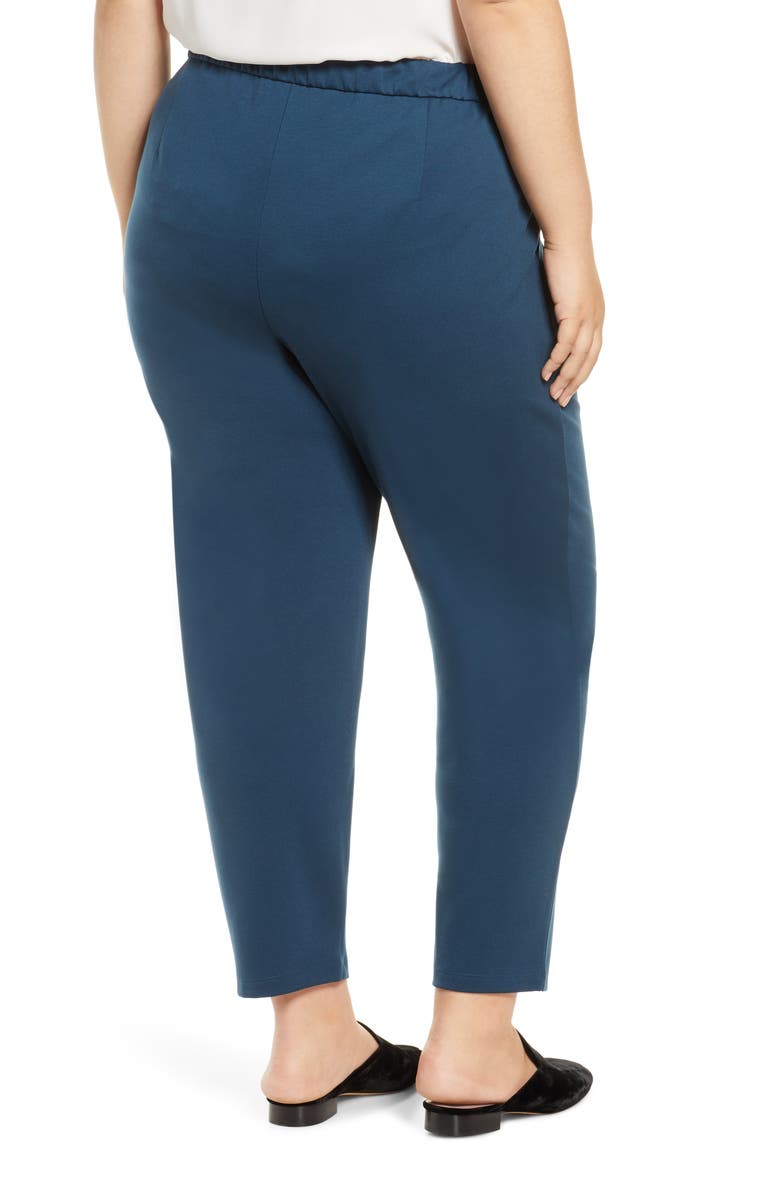 Eileen Fisher Slouchy Tencel<sup>®</sup> Lyocell Blend Ankle Pants, Alternate, color,