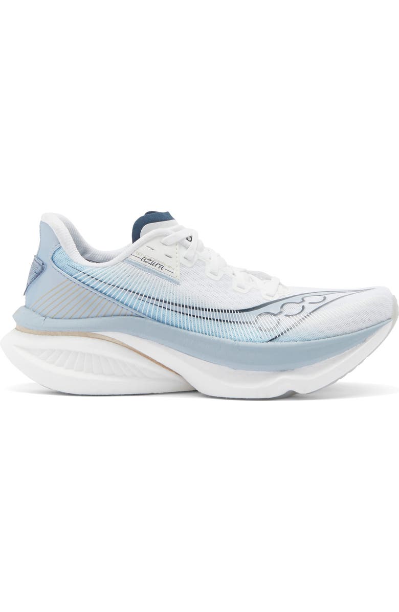 Saucony Endorphin Azura Running Shoe, Alternate, color, White/ Celestial