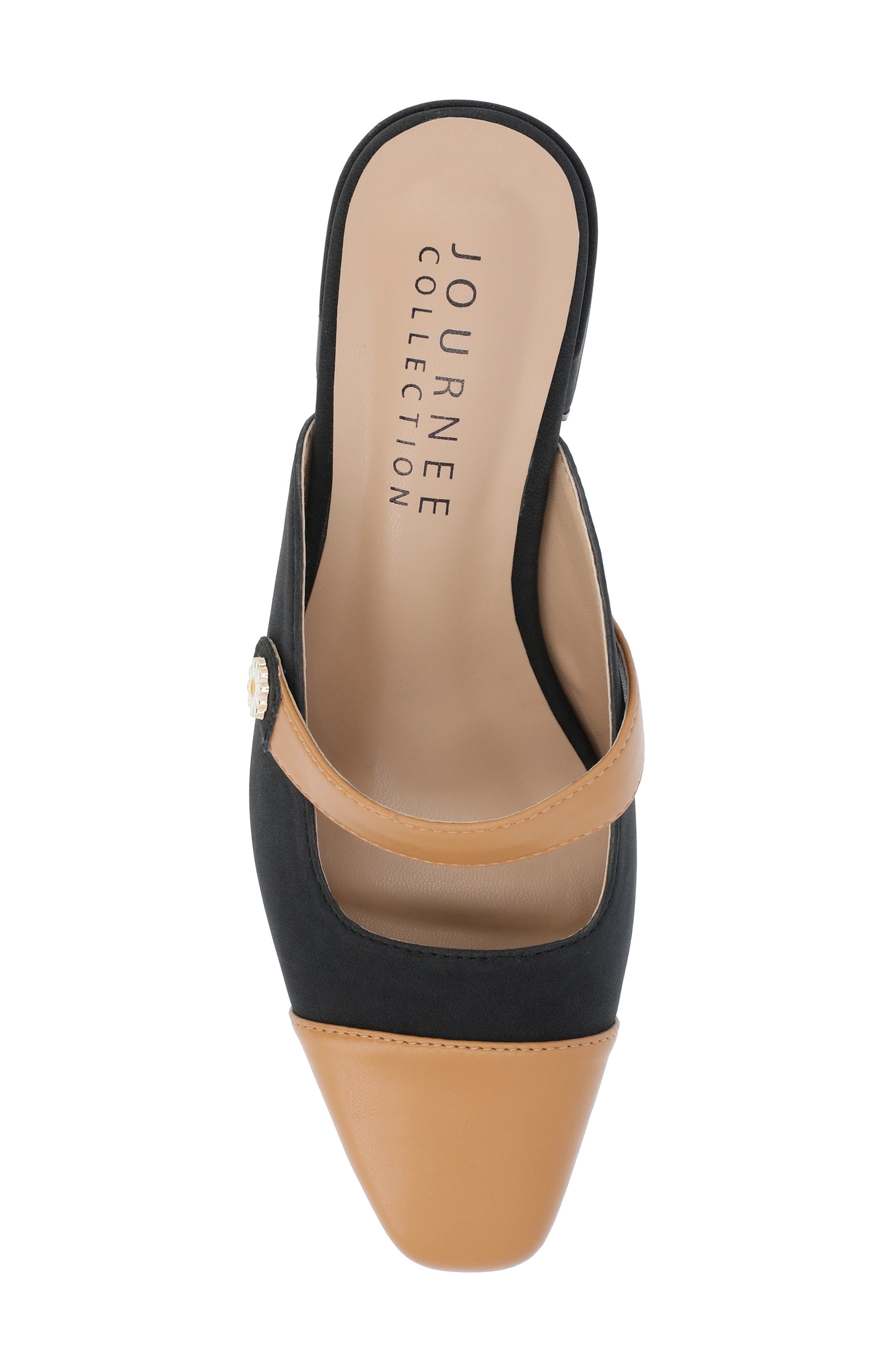 Journee Collection Dalla Pump, Alternate, color, Black