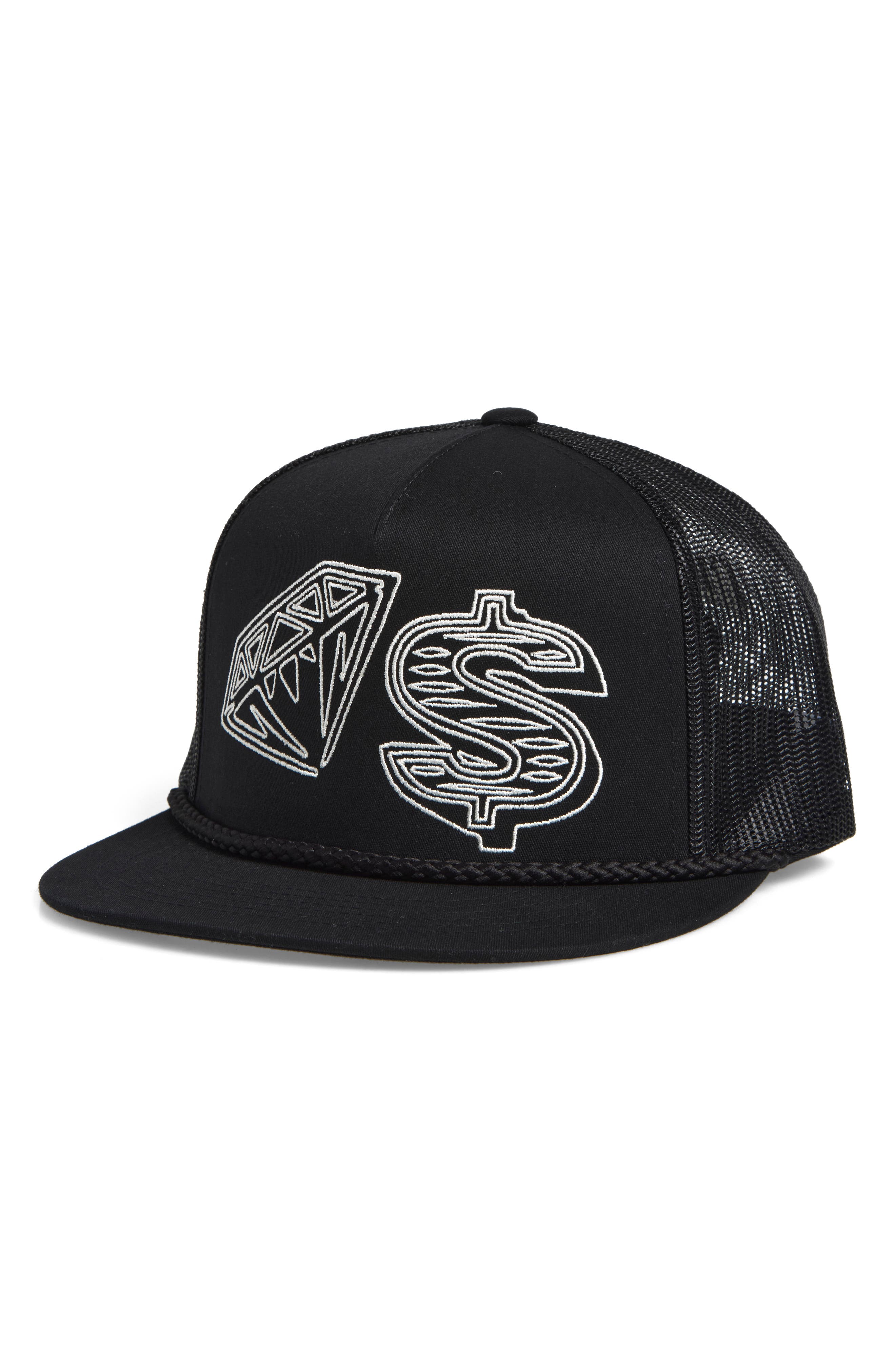 Diamond and Dollar Trucker Hat