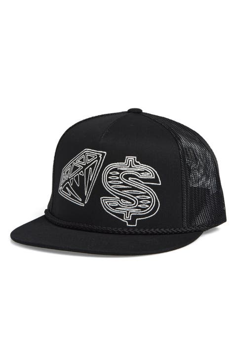 Diamond and Dollar Trucker Hat