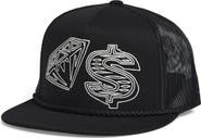 Billionaire Boys Club Diamond and Dollar Trucker Hat