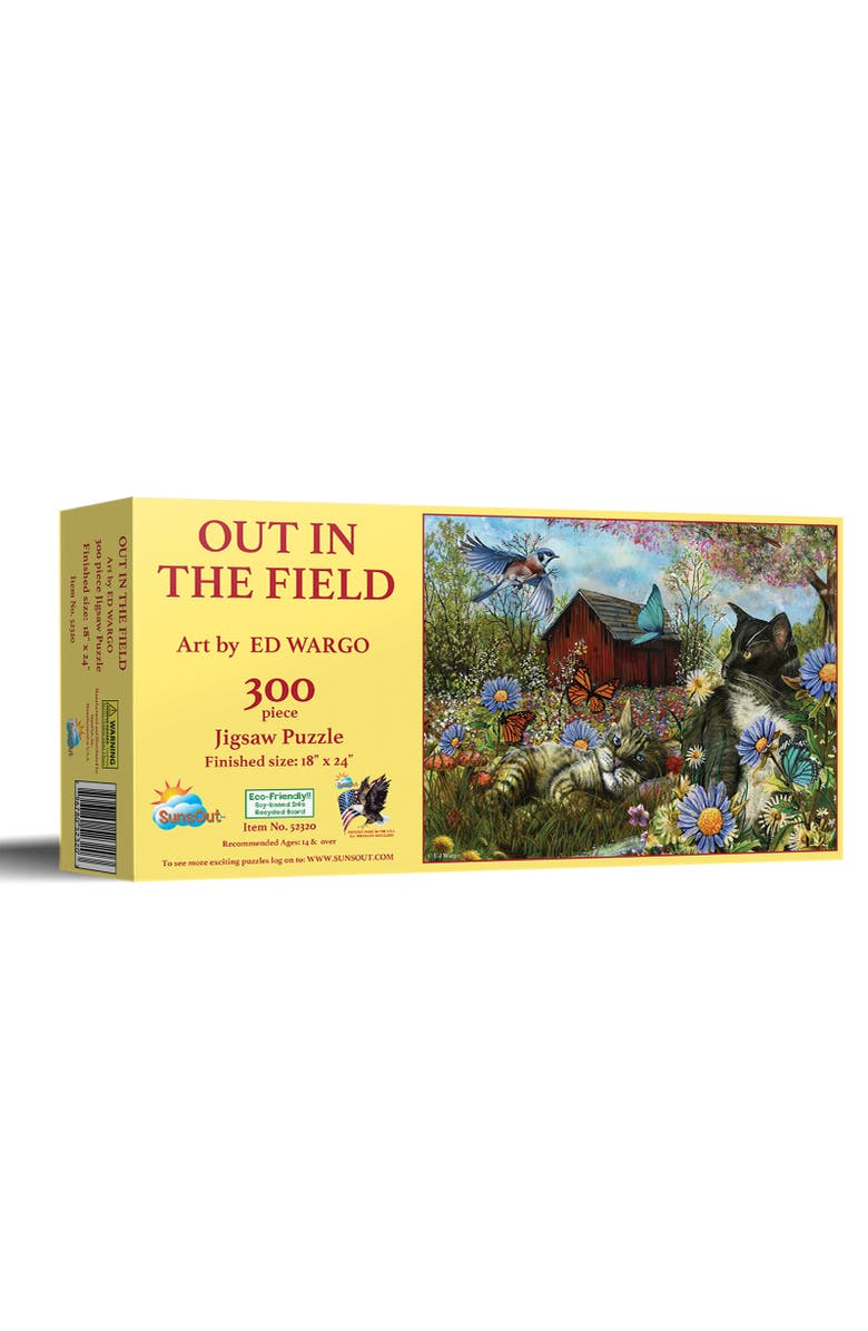 Sunsout Out in the Field 300 piece Jigsaw Puzzle for Adults, Main, color, Multicolor
