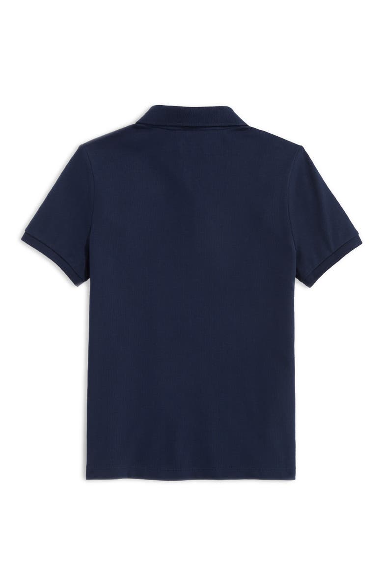 Kids' Stretch Cotton Piqué Polo, Alternate, color, NAUTICAL NAVY