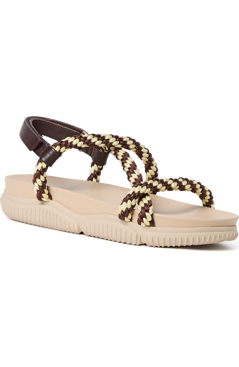 Loeffler Randall Ozzy Sport Sandal, Main, color, Cream/ Brown/ Butter