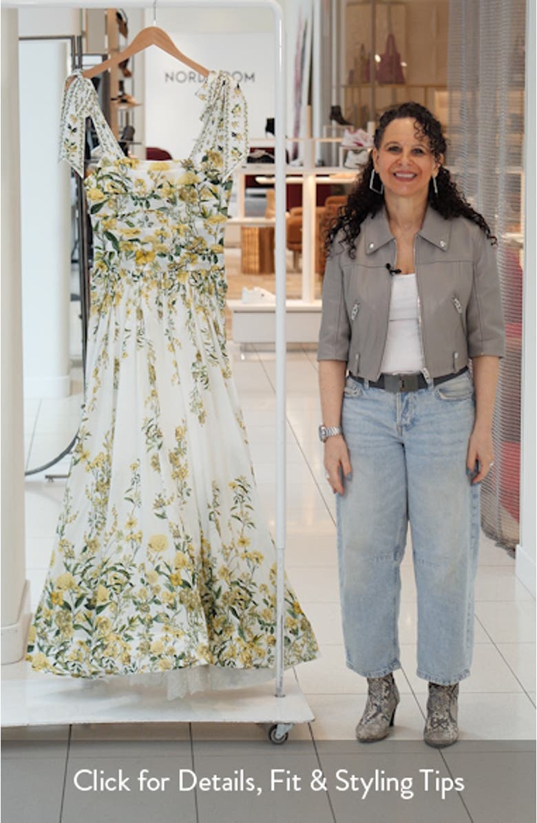 Haven Cotton & Silk Fit & Flare Maxi Dress, sales video thumbnail