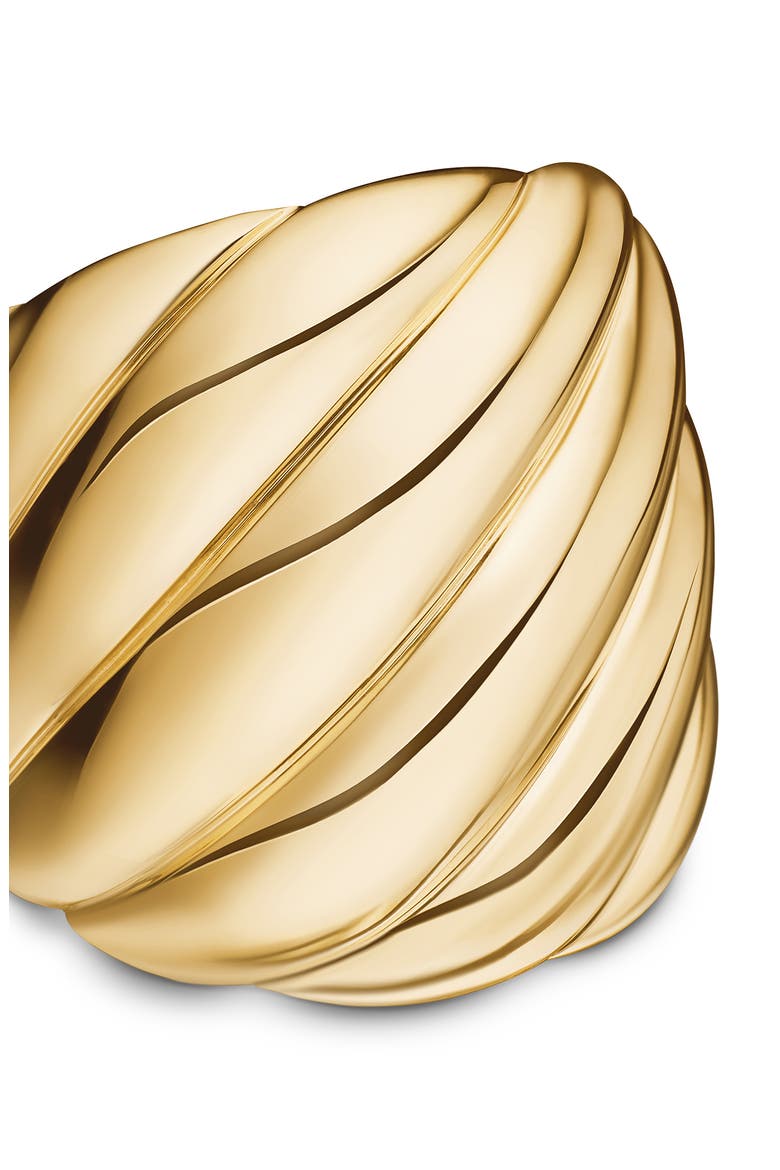 Sculpted Cable Ring in 18K Yellow Gold, Alternate, color, 18K YELLOW GOLD